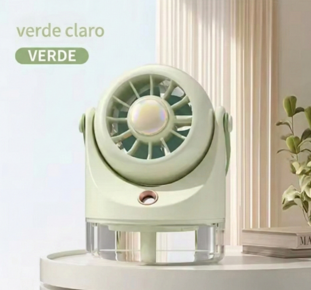 Ventilador Eléctrico con Pulverizador de Agua