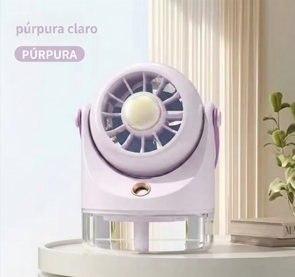 Ventilador Eléctrico con Pulverizador de Agua